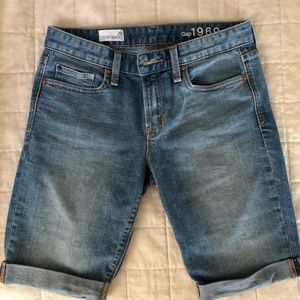 Gap 1969 Denim skinny Bermuda shorts